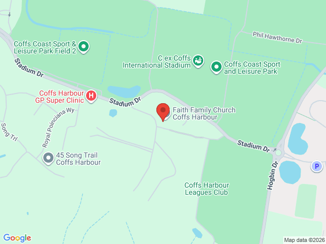 Map showing event location